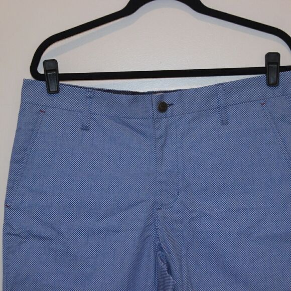 NWT Construct Stretch Blue Print Men Shorts Size 34 - Picture 4 of 16